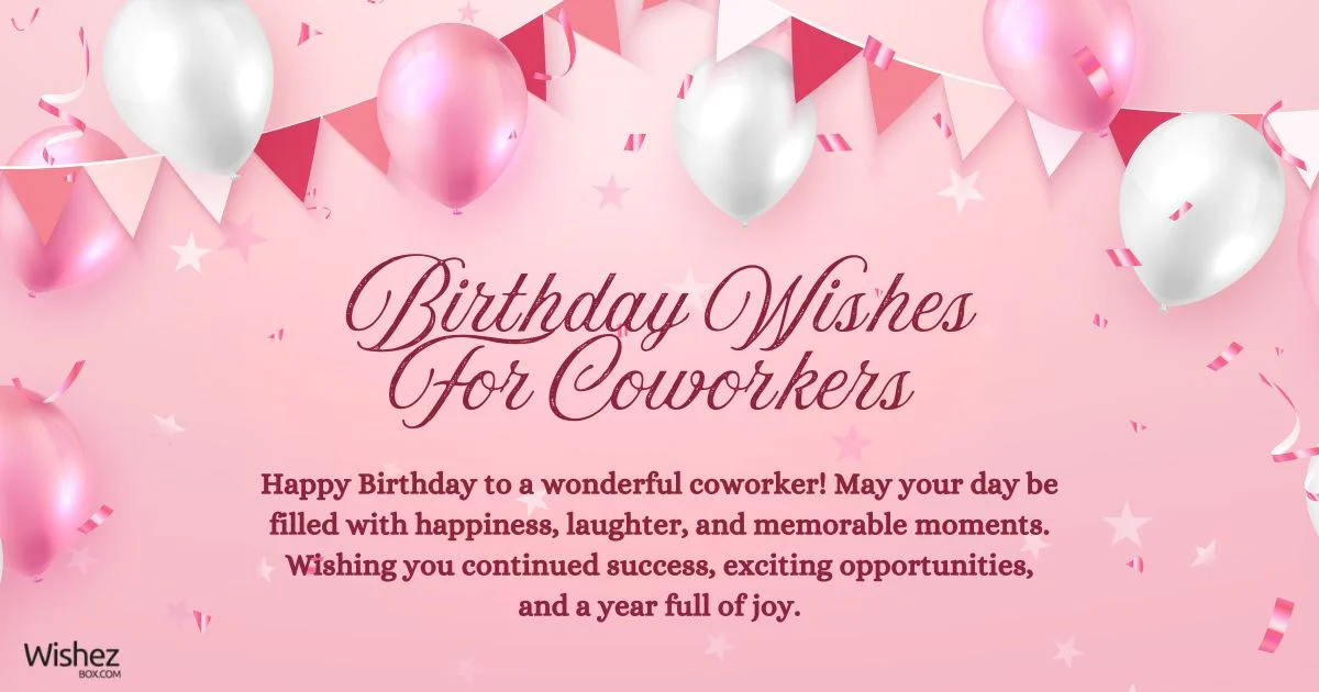 Birthday Wishes For Coworkers