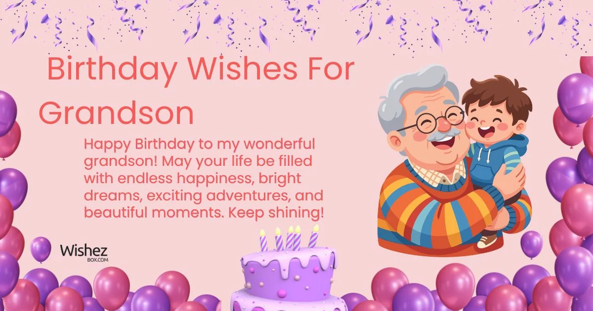 Birthday Wishes For Grandson