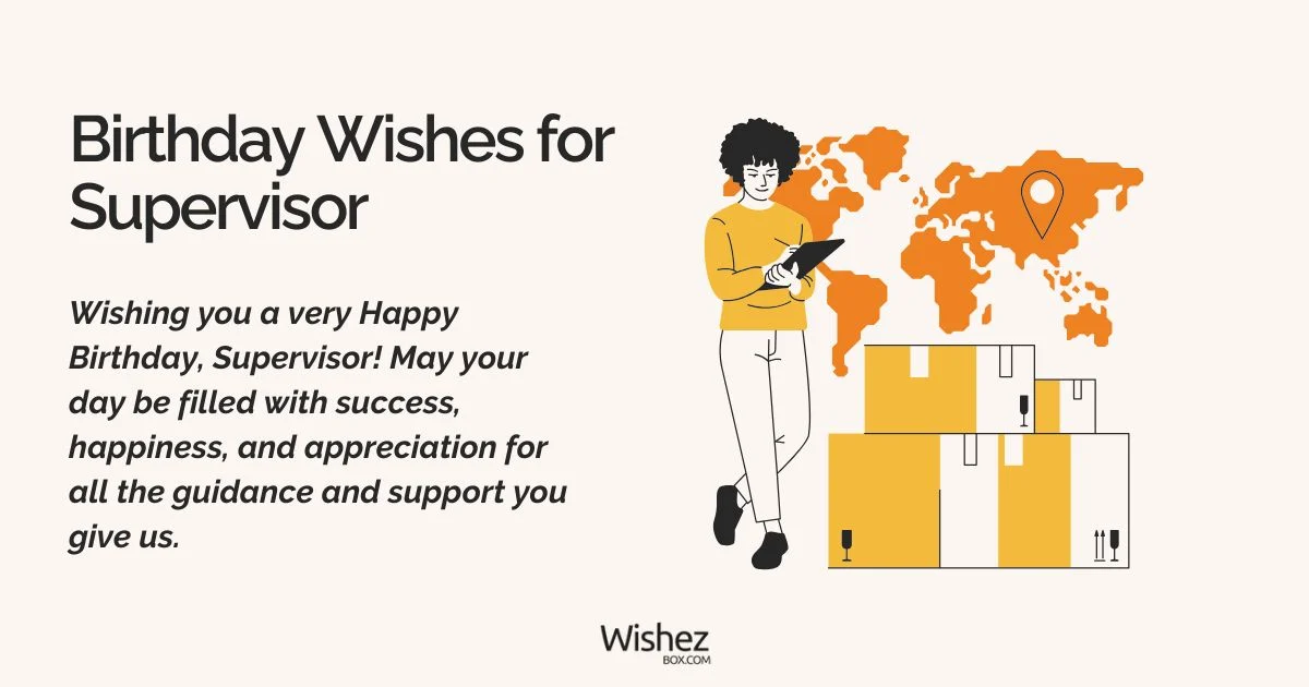 Birthday Wishes For Supervisor