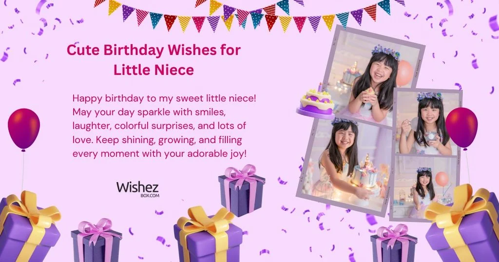 Cute Birthday Wishes For Little Niece