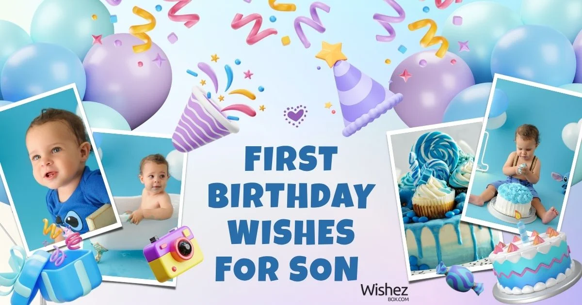 First Birthday Wishes For Son