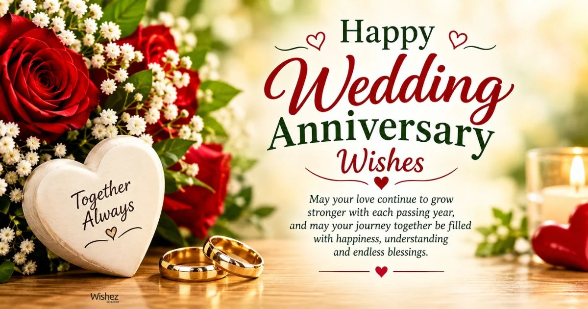 Happy Wedding Anniversary Wishes