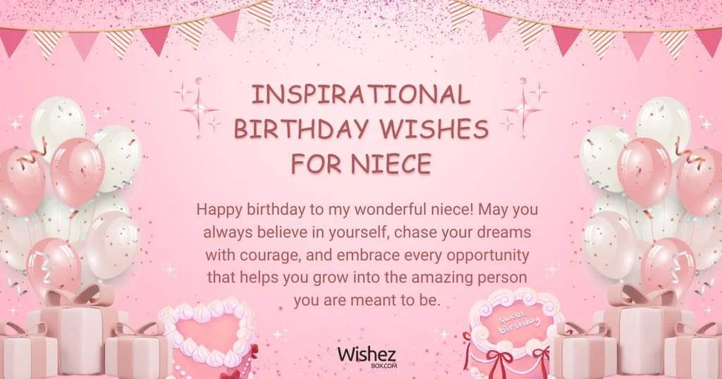 Inspirational Birthday Wishes For Niece