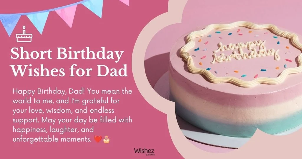Short Birthday Wishes For Dad