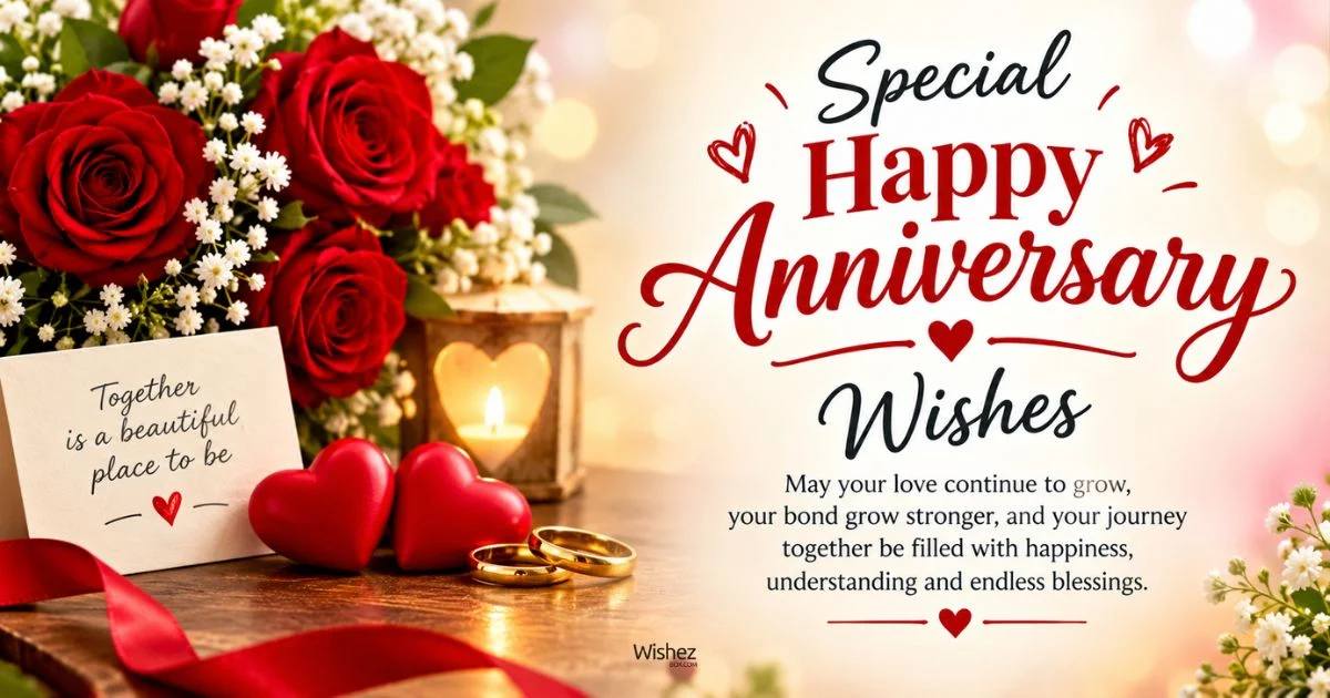 347+ Top and Best Special Happy Anniversary Wishes