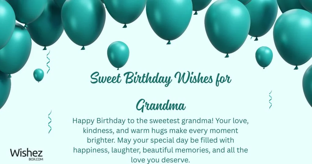 Sweet Birthday Wishes For Grandma