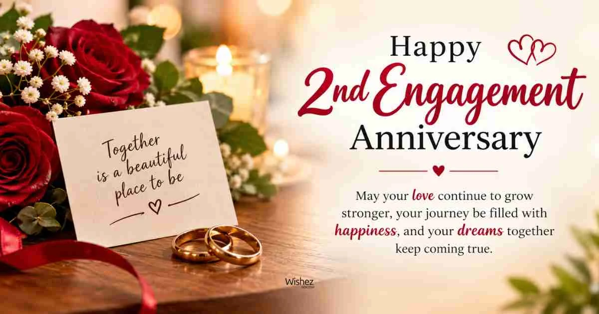 2nd Engagement Anniversary Wishes