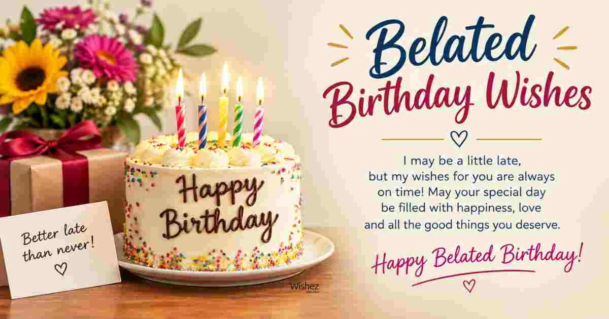 Belated Birthday Wishes