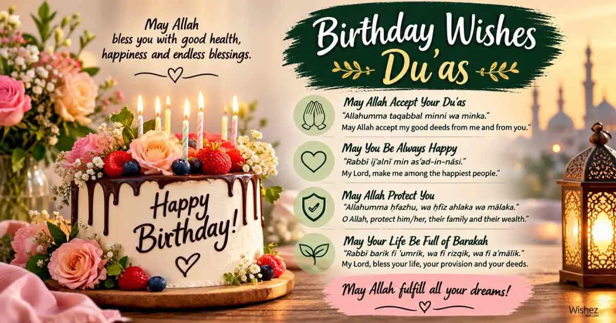 300+ Birthday Wishes Duas (Islamic Birthday Wishes & Prayers)