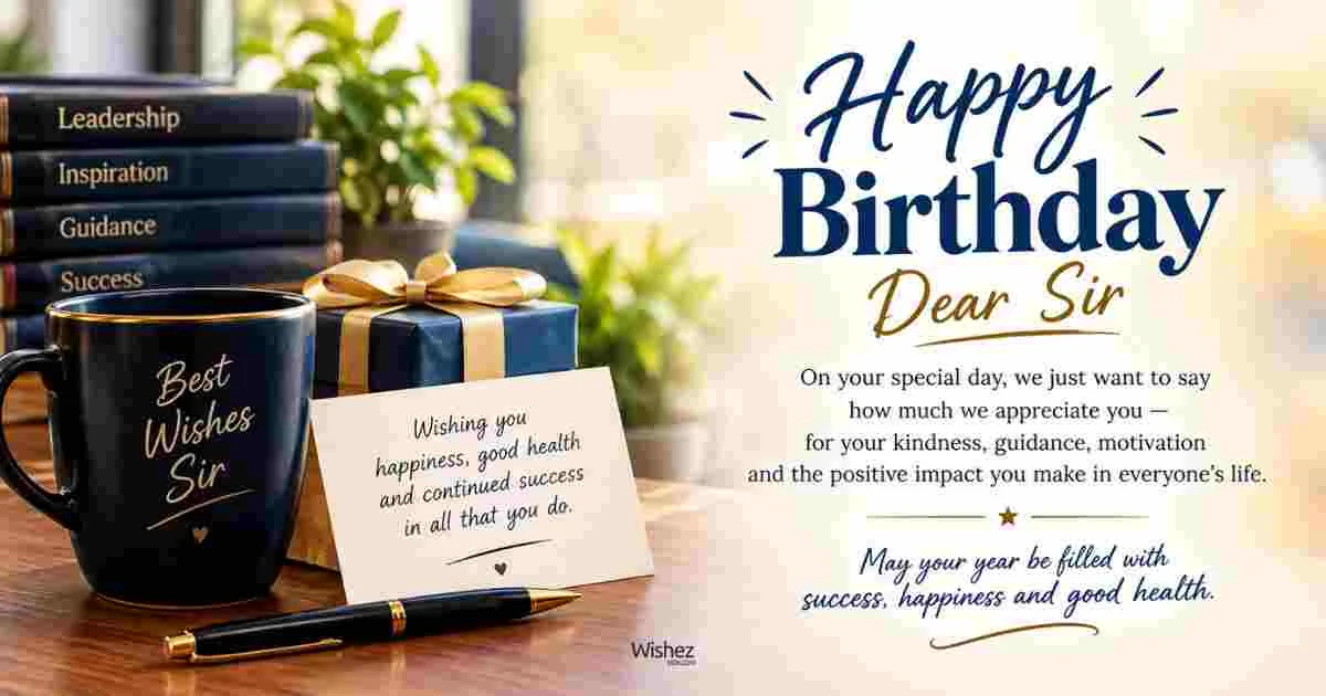 Birthday Wishes For Sir