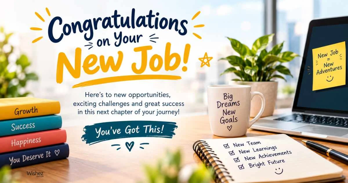Congratulations Wishes For A New Job