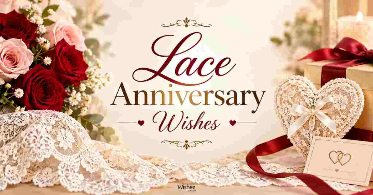 470+ Lace Anniversary Wishes: Romantic Messages and Quotes
