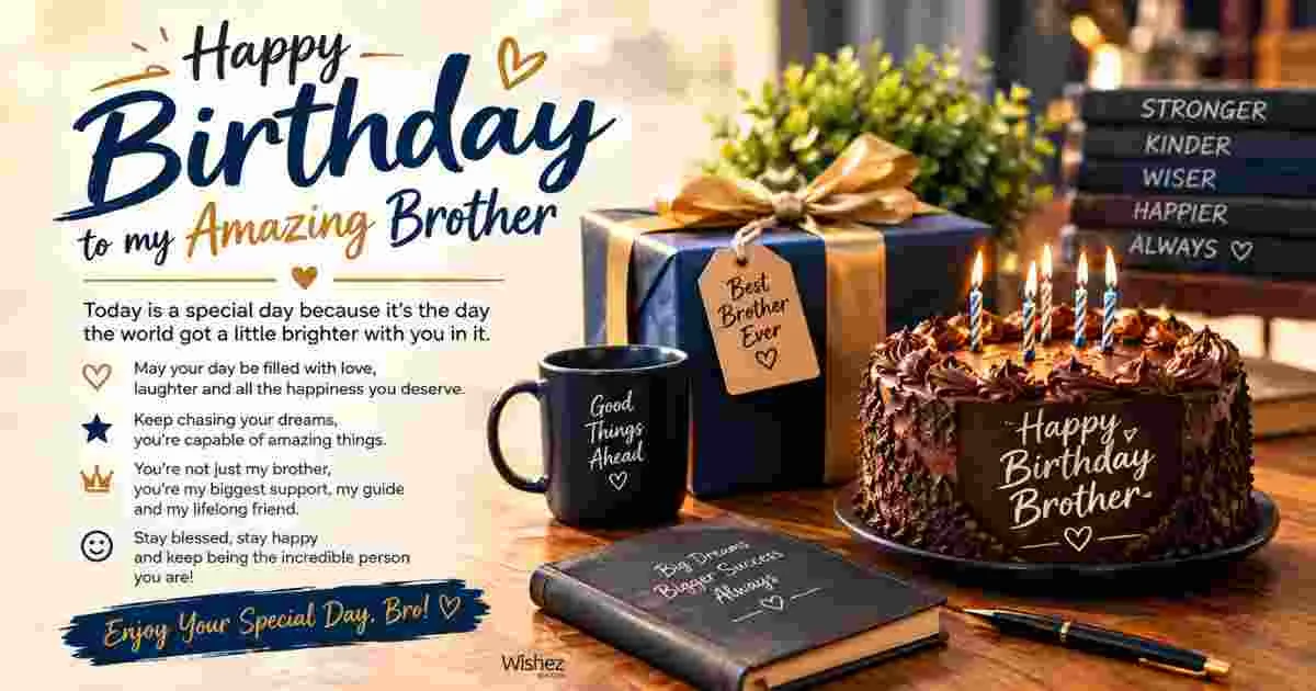 Love Birthday Wishes For Brother