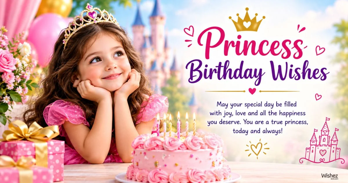 410+ Sweet Princess Birthday Wishes for Daughters & Nieces