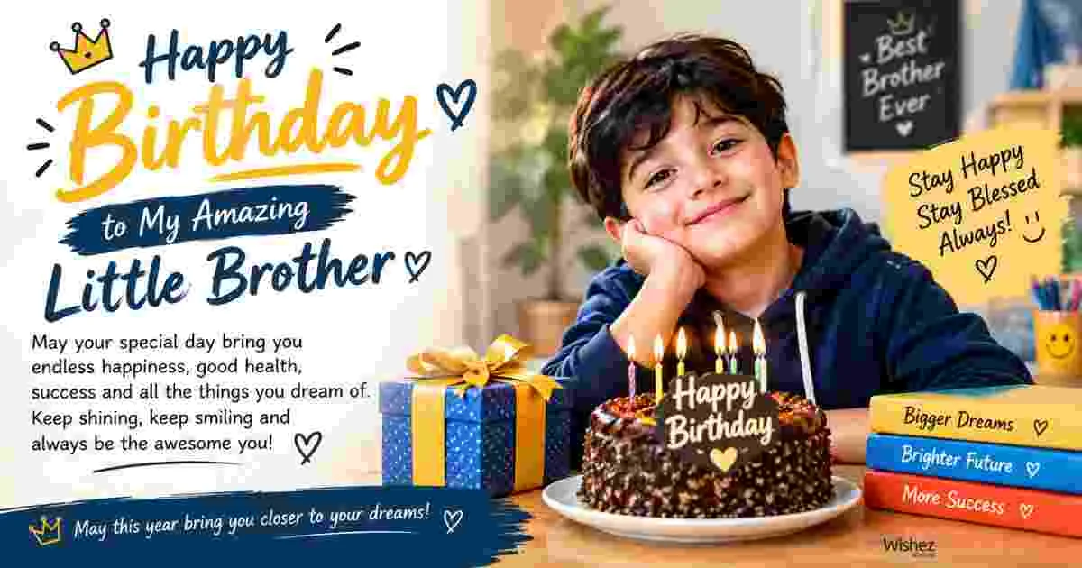 Small Brother Birthday Wishes