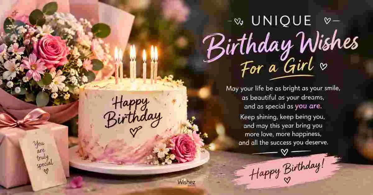 Unique Birthday Wishes For Girl